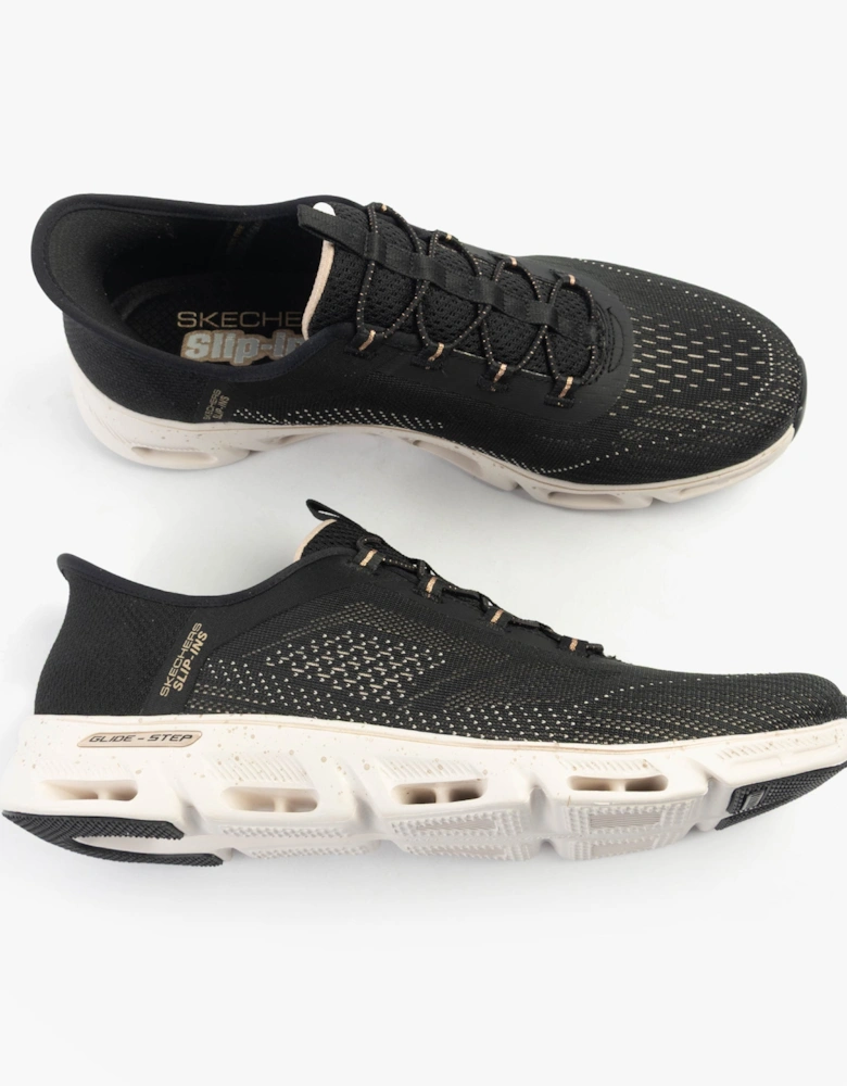 GLIDE-STEP GRATIFY - PACE Womens Trainers Black/Gold