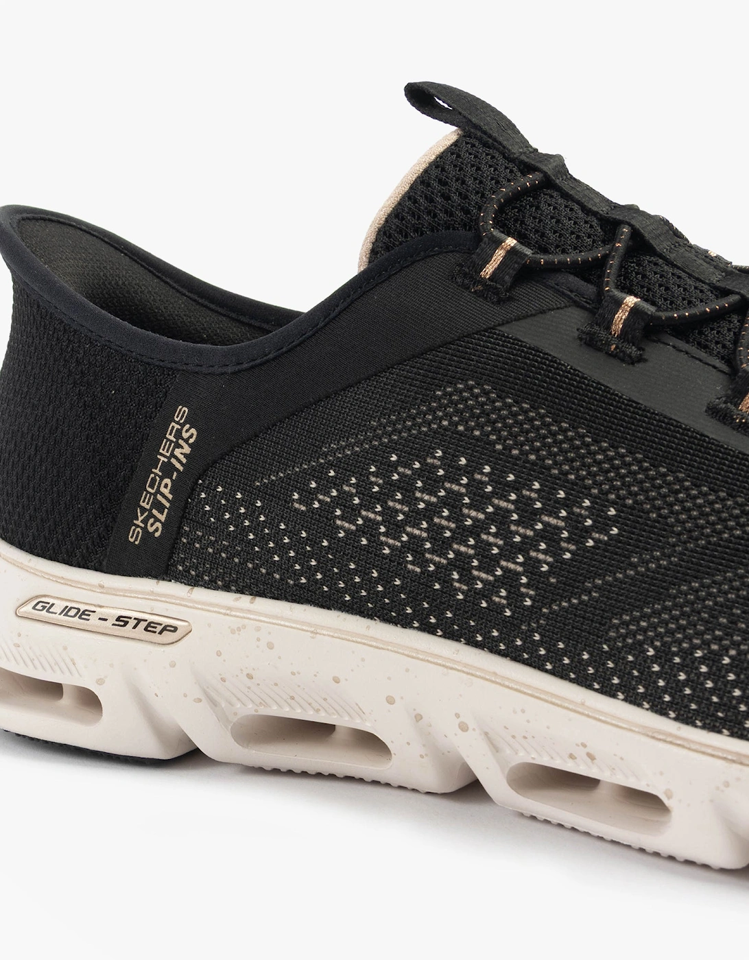 GLIDE-STEP GRATIFY - PACE Womens Trainers Black/Gold