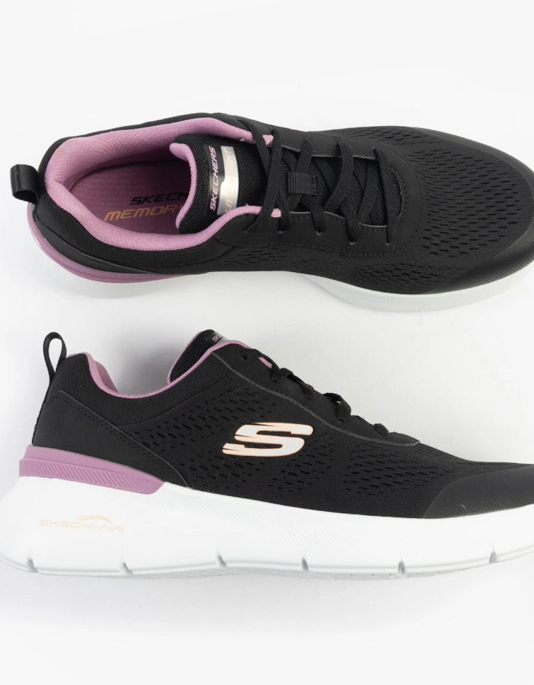 SKECH-AIR DYNAMIGHT 2.0 - NEW Womens Trainers Black/Mauve