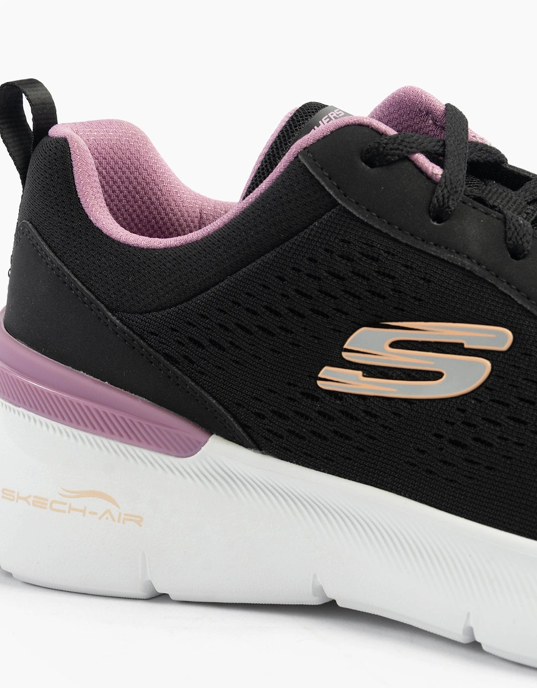 SKECH-AIR DYNAMIGHT 2.0 - NEW Womens Trainers Black/Mauve