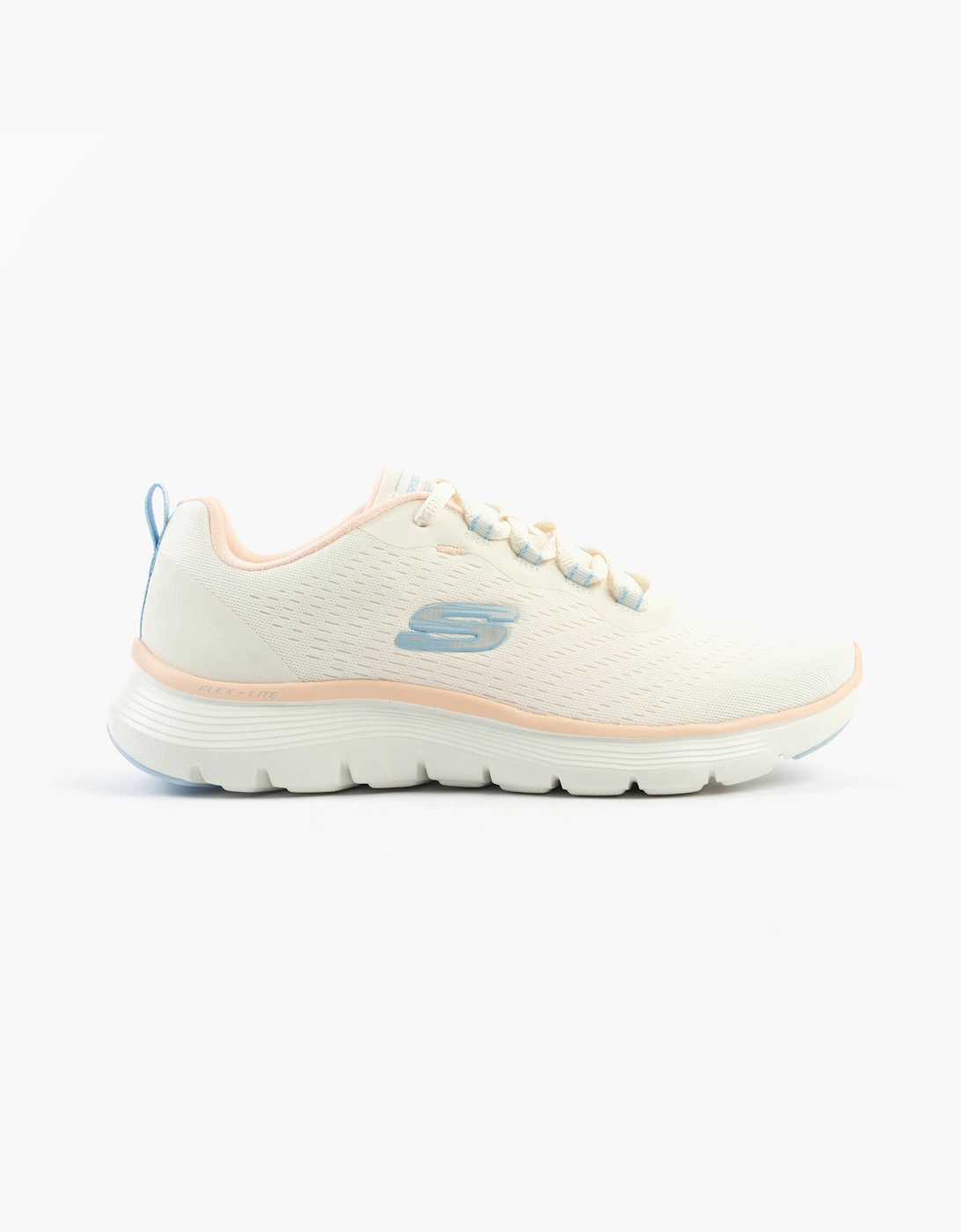 Skechers Women's Skechers 150201/NTMT FLEX APPEAL 5.0 Womens Trainers Natural/Multi - Cream