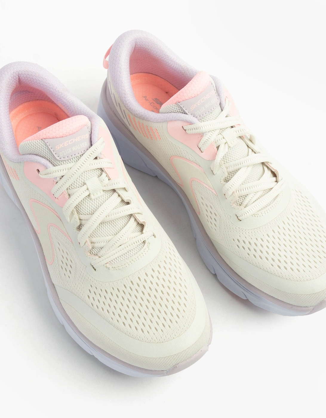 D'LUX WALKER 2.0-ACTIVE PACE Womens Trainers Off White/Pink