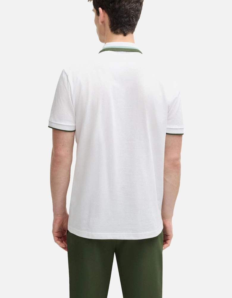 Boss Green Paddy AP Heritage Polo White