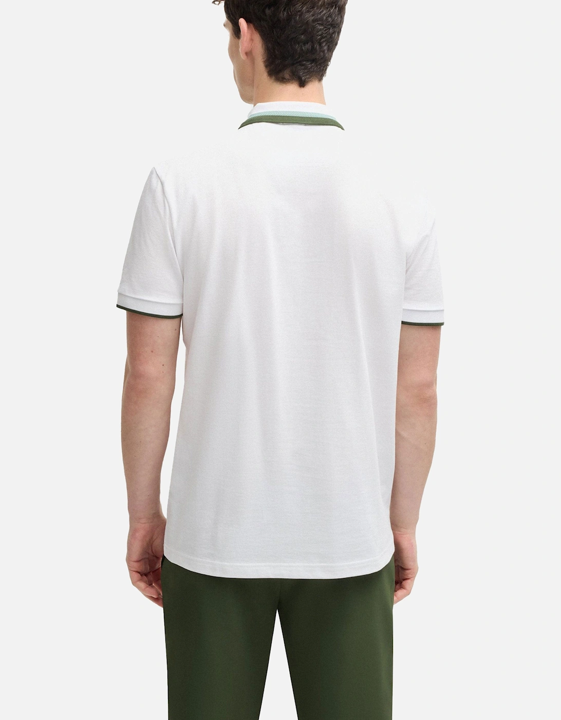 Boss Green Paddy AP Heritage Polo White
