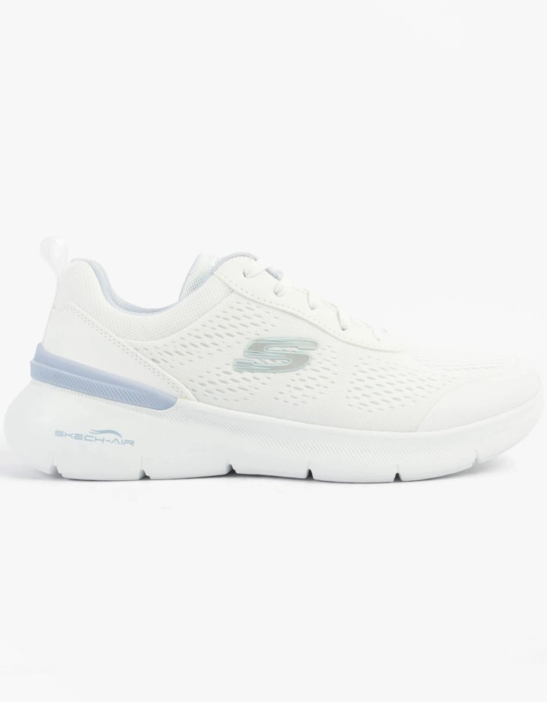 SKECH-AIR DYNAMIGHT 2.0 - NEW Womens Trainers White/Light Blue