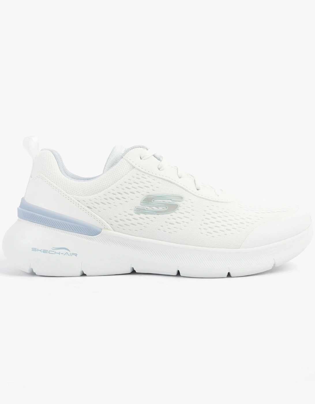 SKECH-AIR DYNAMIGHT 2.0 - NEW Womens Trainers White/Light Blue, 7 of 6