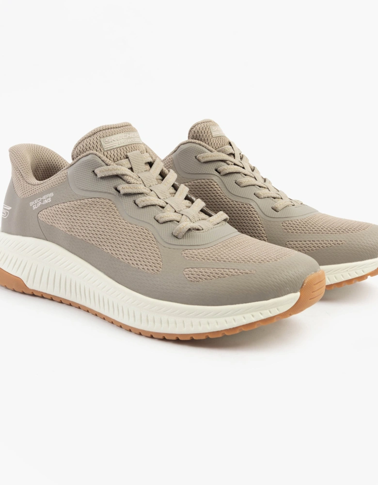 BOBS SQUAD 4 - STAPLE LOOK Womens Trainers Taupe