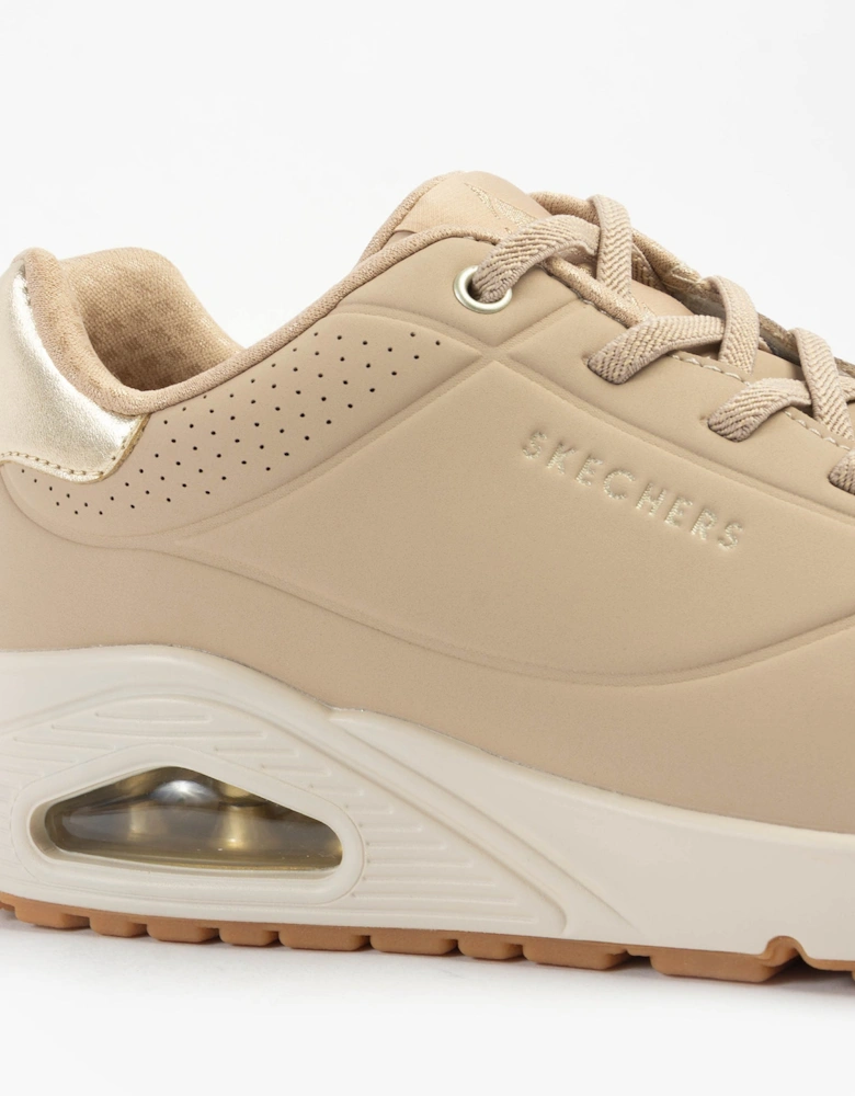 UNO - SHIMMER AWAY Womens Trainers Nude