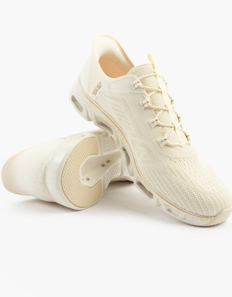 GLIDE-STEP GRATIFY - PACE Womens Trainers Natural/Gold
