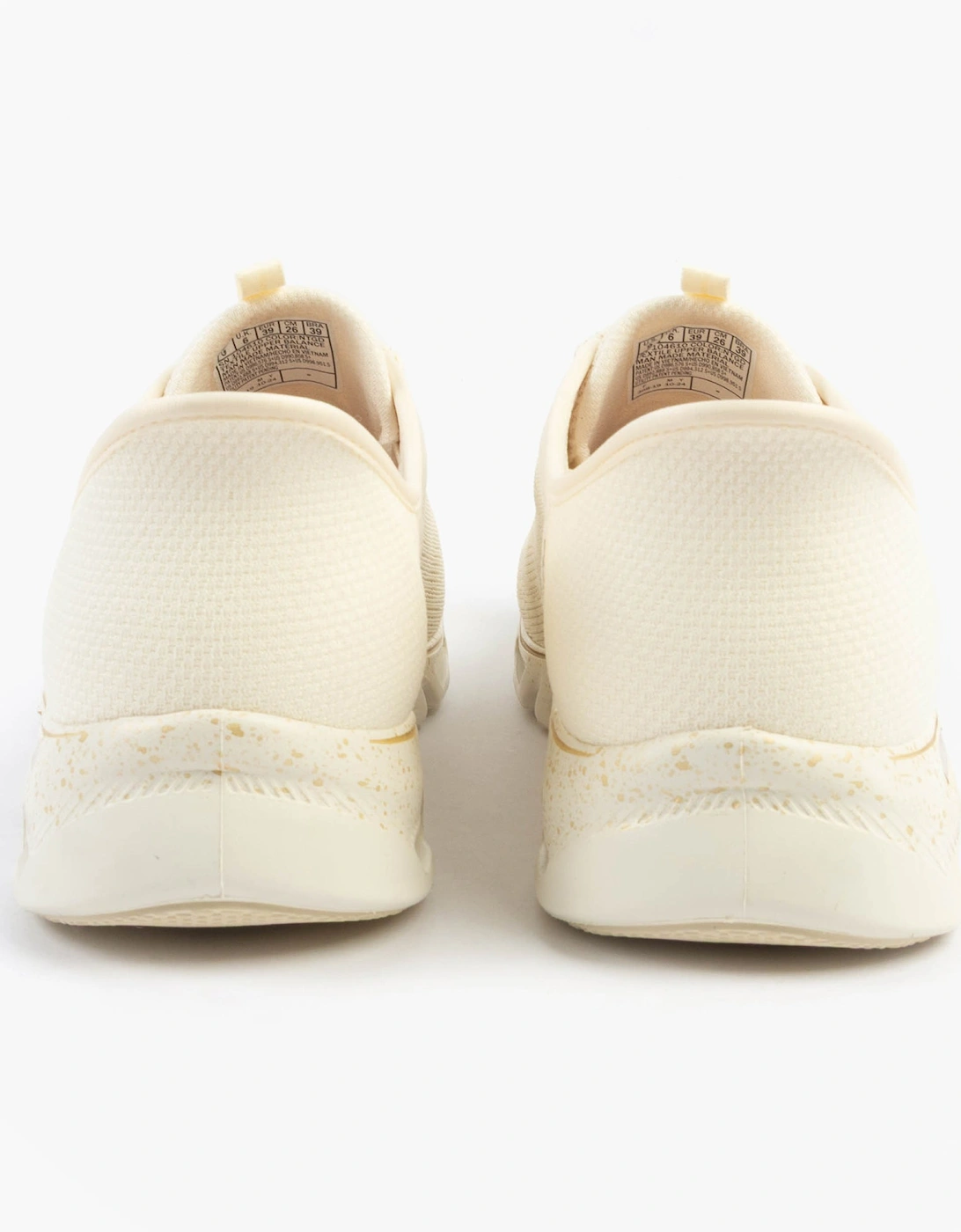 GLIDE-STEP GRATIFY - PACE Womens Trainers Natural/Gold