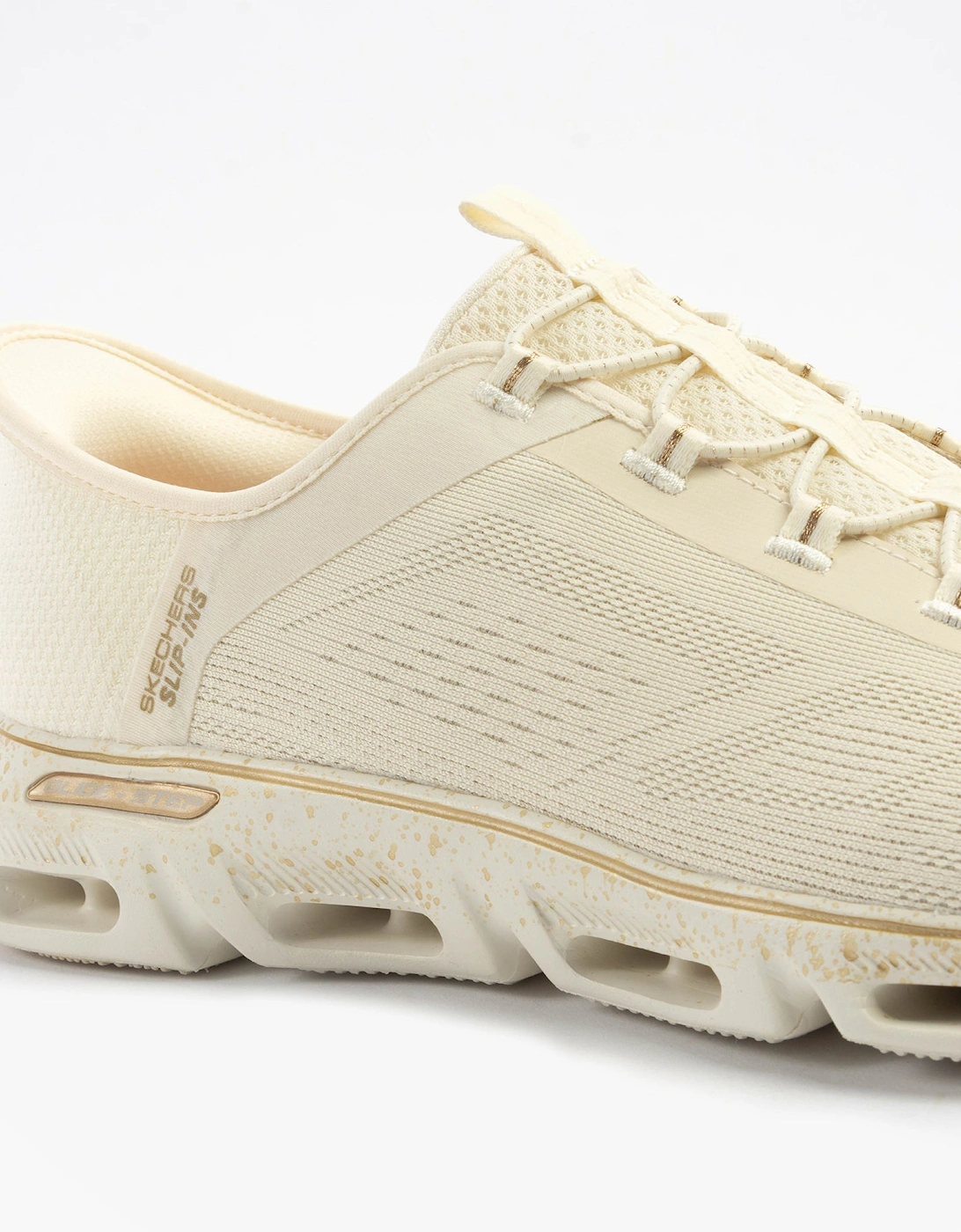 GLIDE-STEP GRATIFY - PACE Womens Trainers Natural/Gold