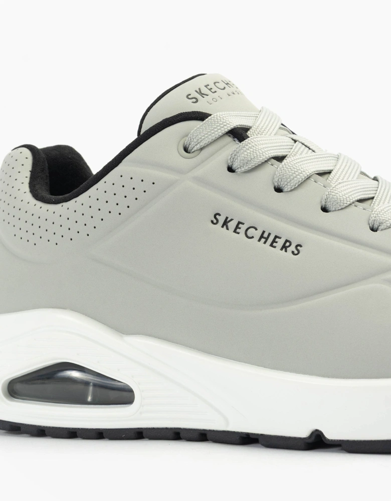 UNO - STAND ON AIR Mens Trainers Light Grey/Black