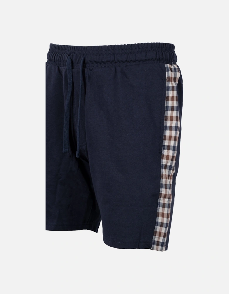 Club Check Details Shorts Navy