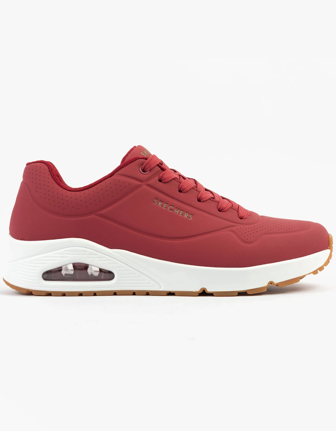 UNO - STAND ON AIR Mens Trainers Dark Red, 7 of 6