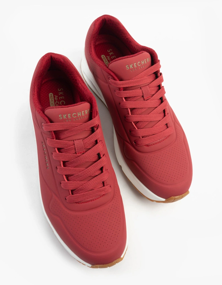UNO - STAND ON AIR Mens Trainers Dark Red