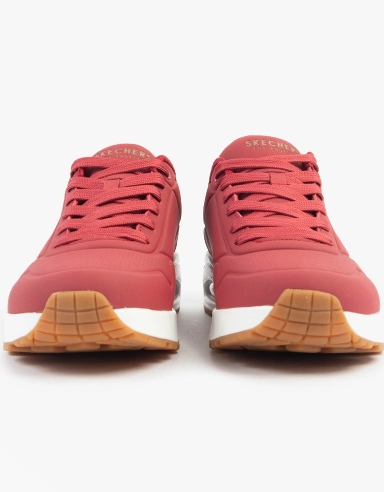 UNO - STAND ON AIR Mens Trainers Dark Red