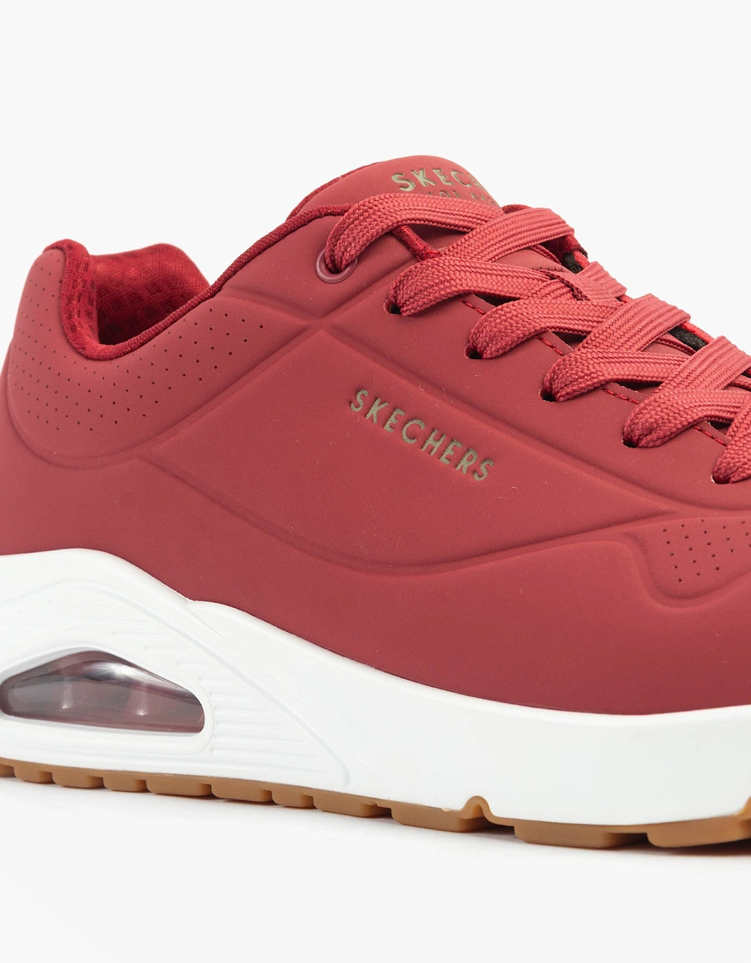 UNO - STAND ON AIR Mens Trainers Dark Red