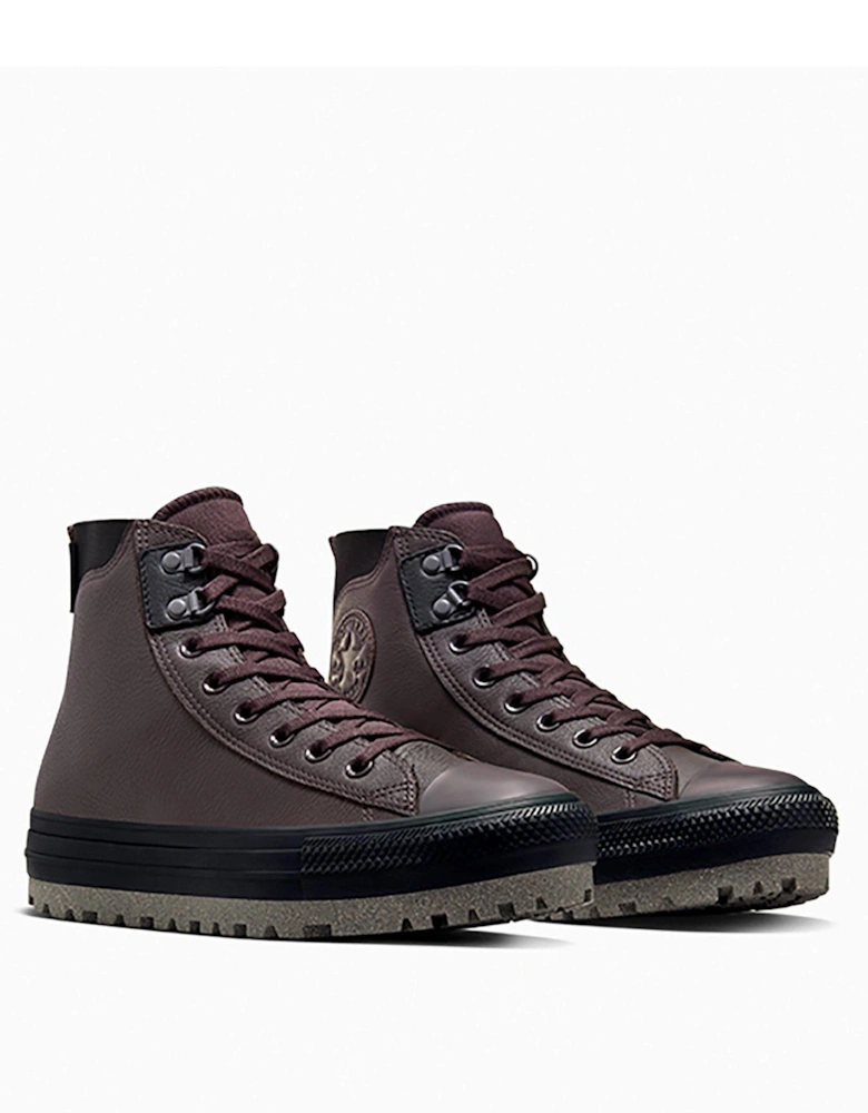 Mens Counter Climate Chuck Taylor All Star City Trek Hi Top Trainers - Brown