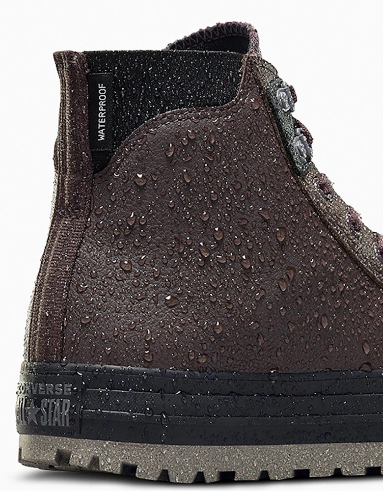 Mens Counter Climate Chuck Taylor All Star City Trek Hi Top Trainers - Brown