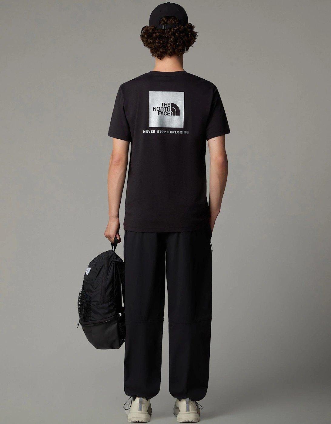 Men's Short Sleeve Reflective Box NSE Tee - Black