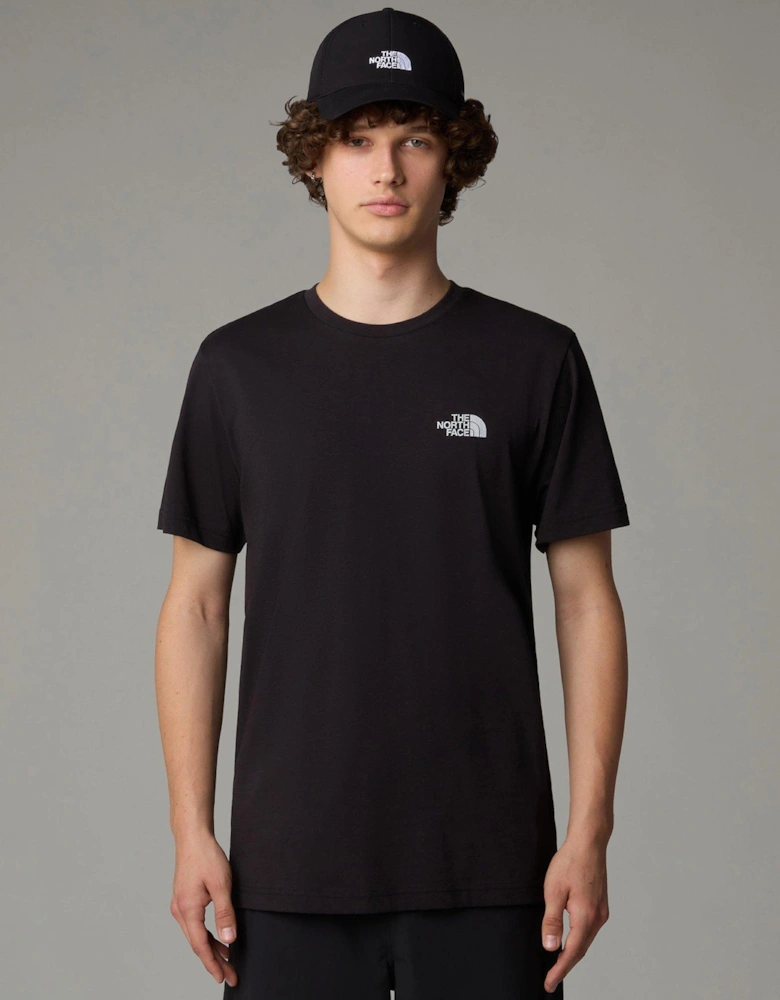 Men's Short Sleeve Reflective Box NSE Tee - Black