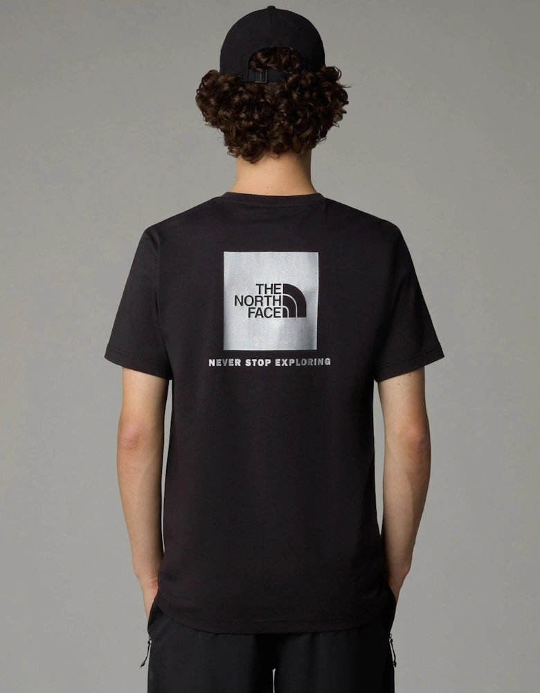 Men's Short Sleeve Reflective Box NSE Tee - Black