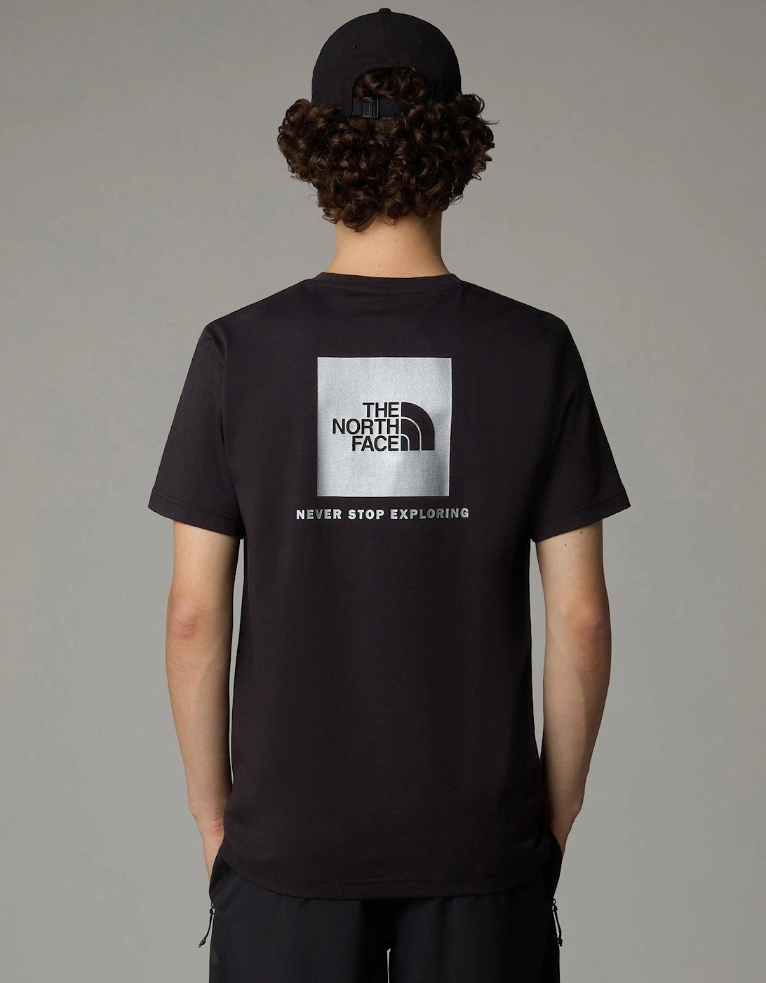Men's Short Sleeve Reflective Box NSE Tee - Black