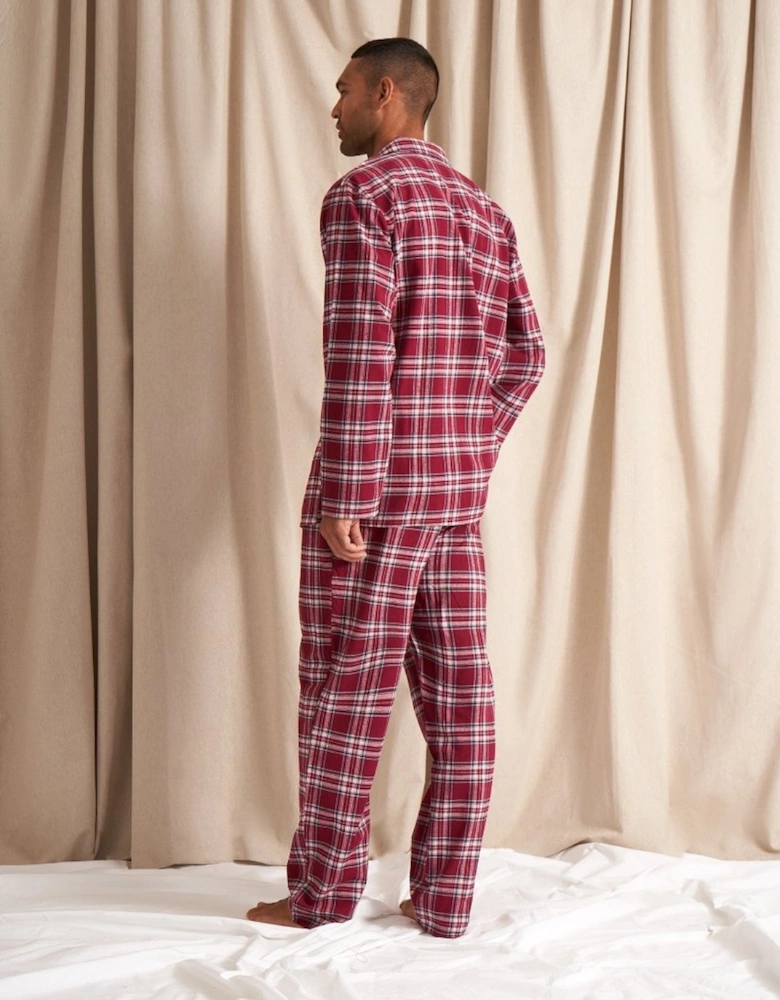 Plaid Pyjamas in Bordeaux