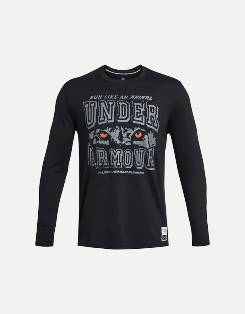 Mens Run Like An Animal Long-Sleeved Warm Up Top