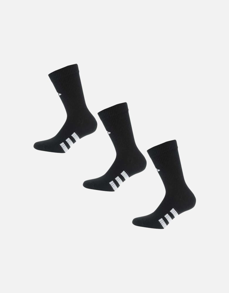 Mens Performance Cushioned Crew Socks (Pack of 3)