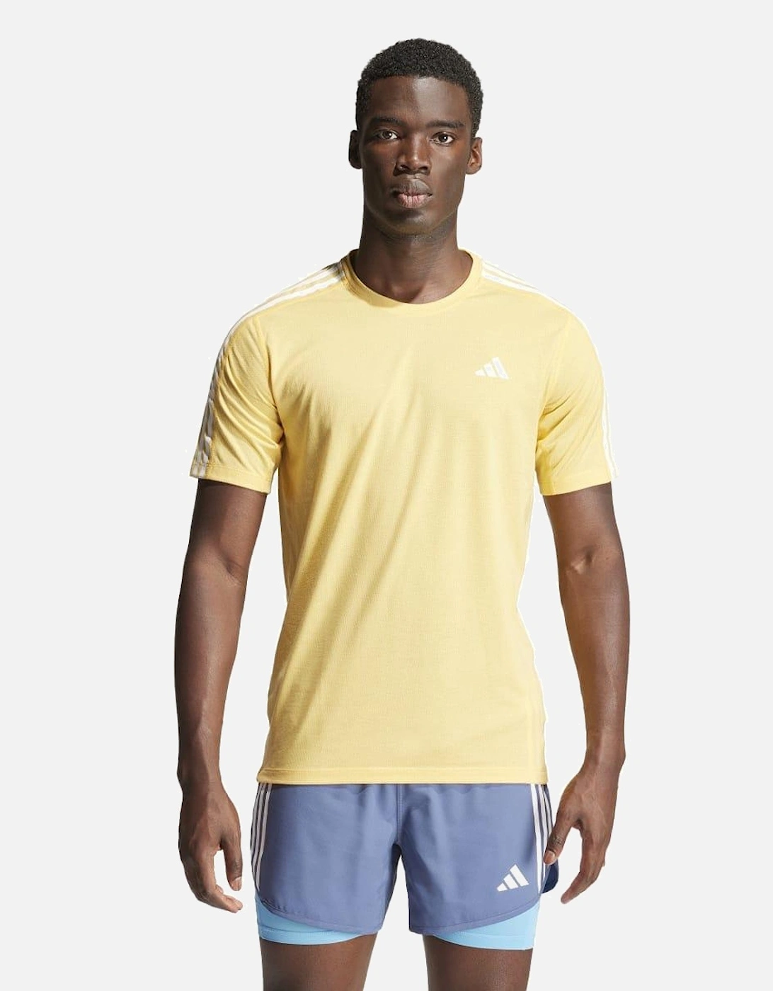 Mens Own The Run Stripe T-Shirt