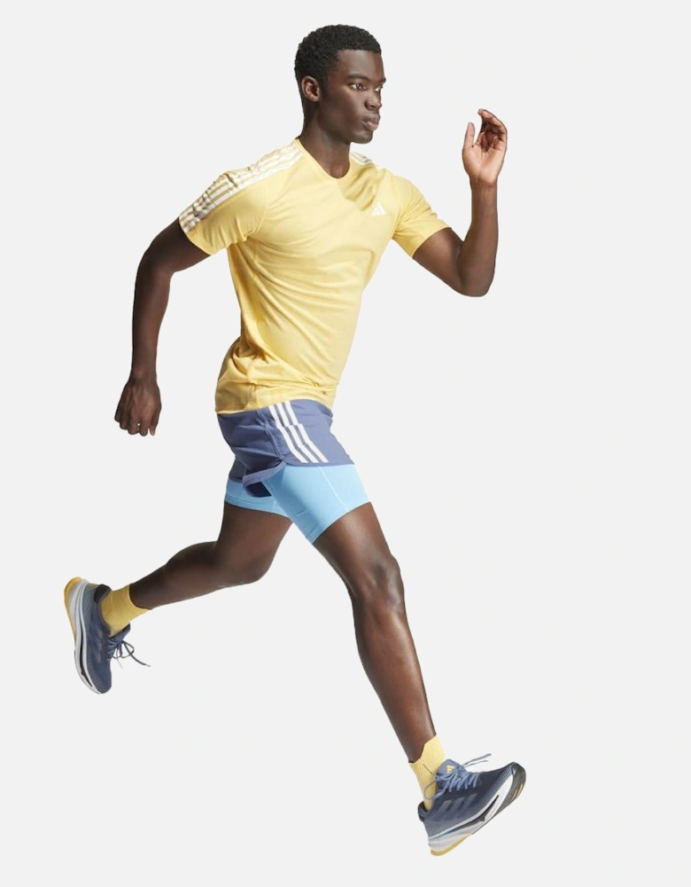 Mens Own The Run Stripe T-Shirt