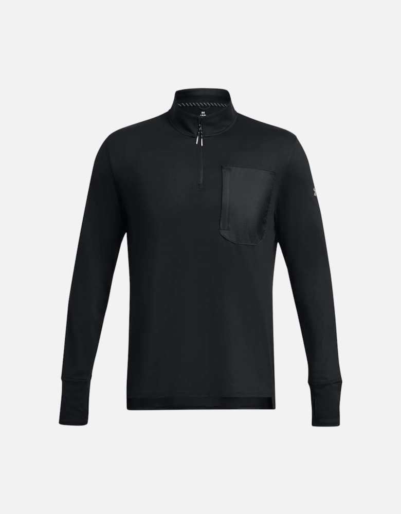 Mens Trail Run Quarter Zip Top