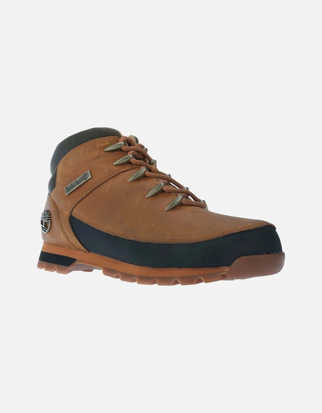 Timberland Men's Brown Euro Sprint Leather Hiking Boots - - : Size 7.5 Uk