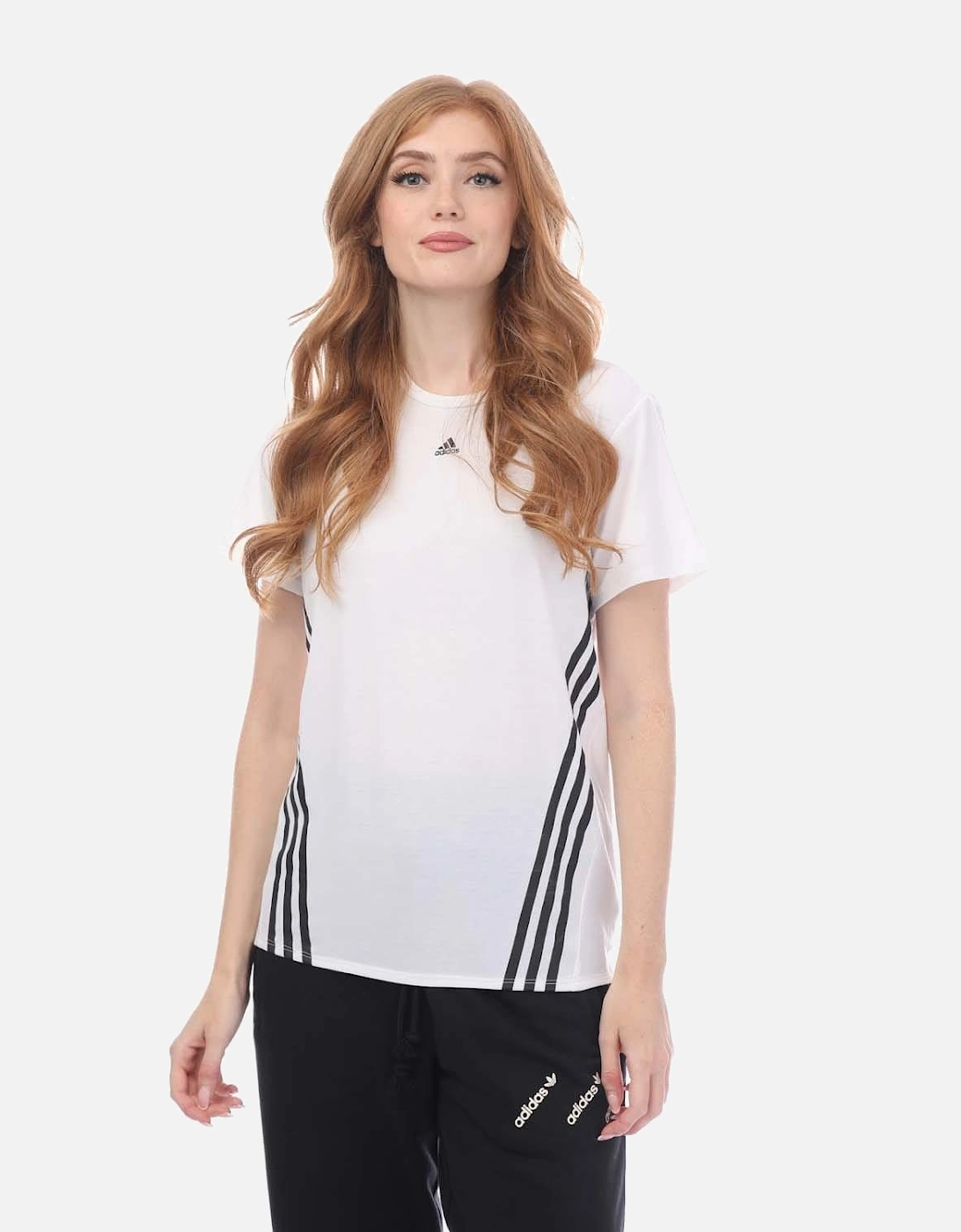 Womens/Ladies Trainicons Triple Stripe T-Shirt, 6 of 5