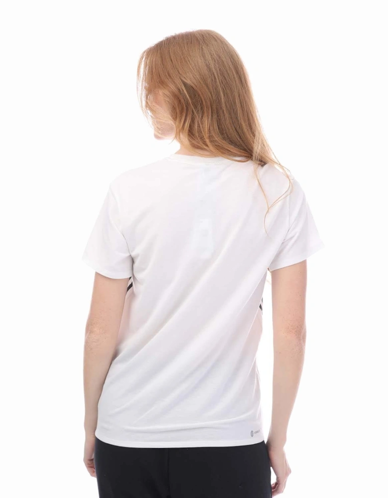 Womens/Ladies Trainicons Triple Stripe T-Shirt