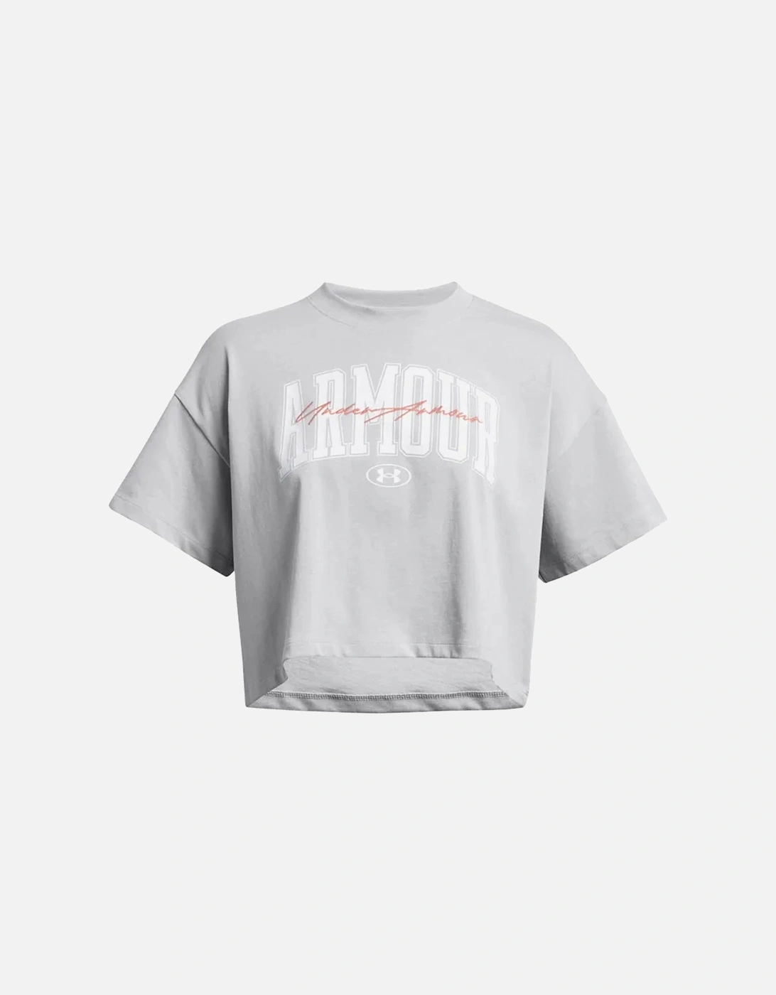 Womens/Ladies Wordmark Heavyweight Crop T-Shirt, 3 of 2