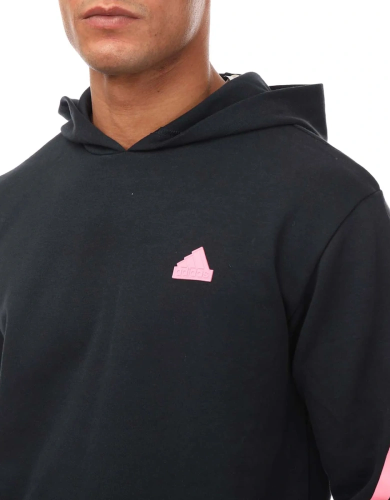 Mens Future Icons Stripes Hoodie