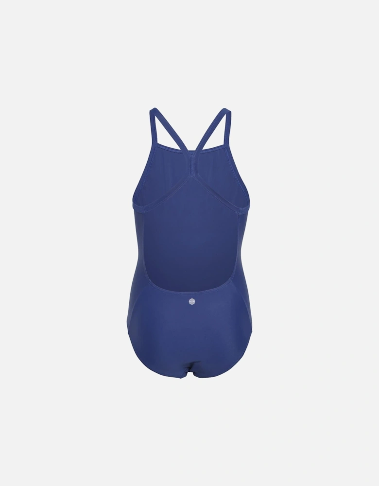 Girls Large Logo One Piece Swimsuit
