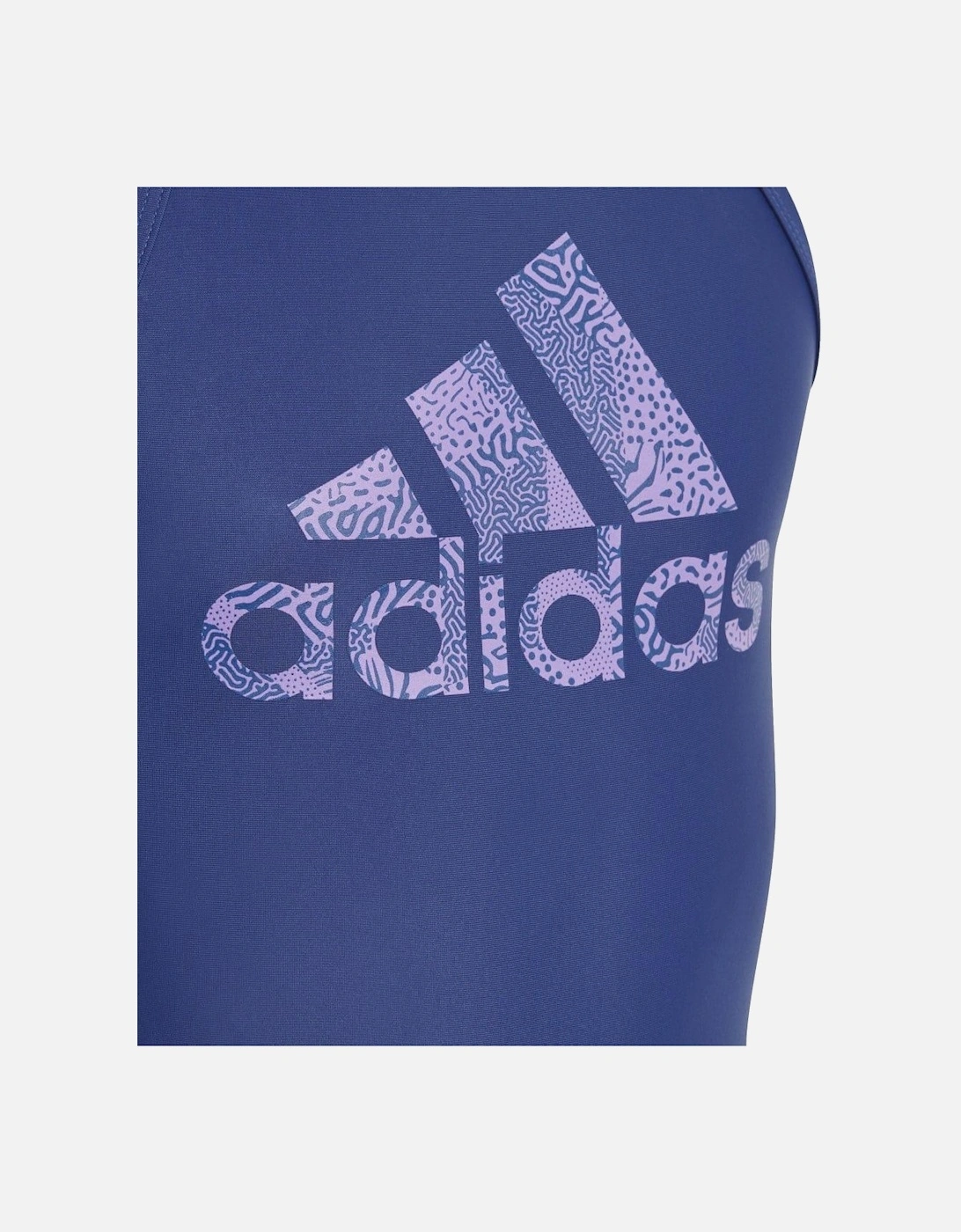 Girls Large Logo One Piece Swimsuit
