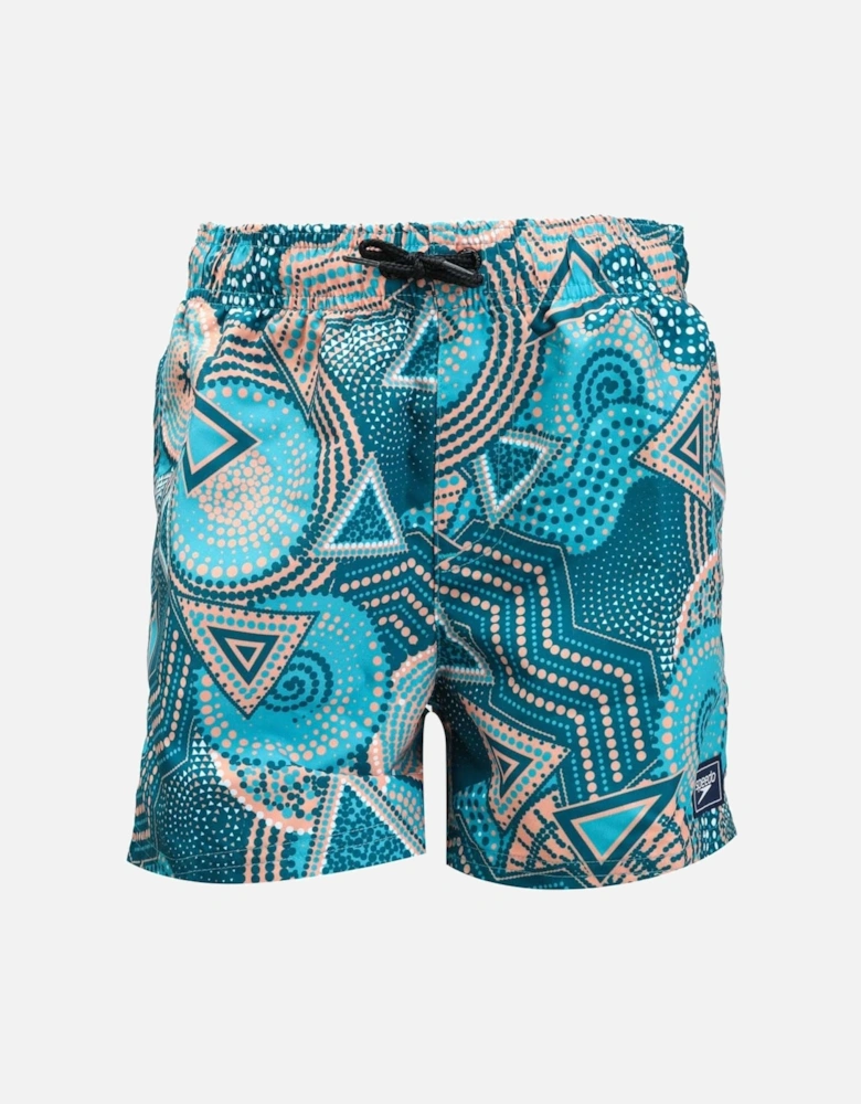 Boys Digital Print Swim Shorts
