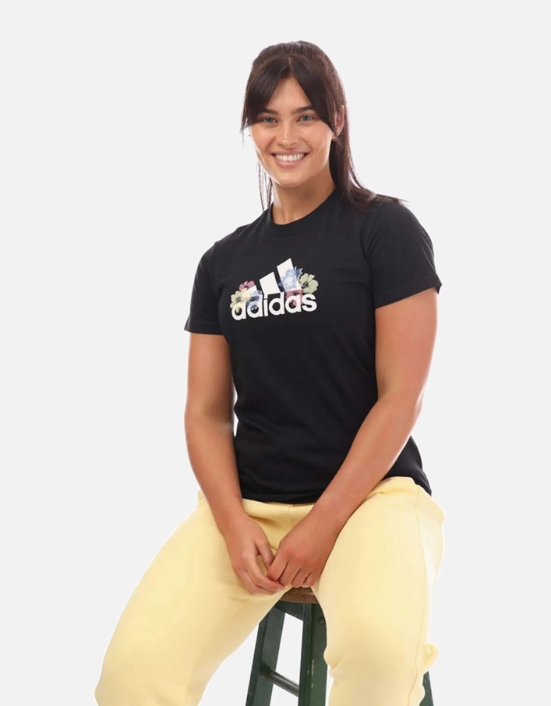 Womens/Ladies Floral T-Shirt
