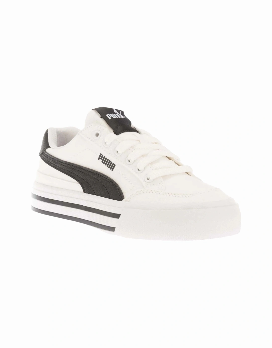 Childrens/Kids Court Classic Vulc Trainers, 5 of 4