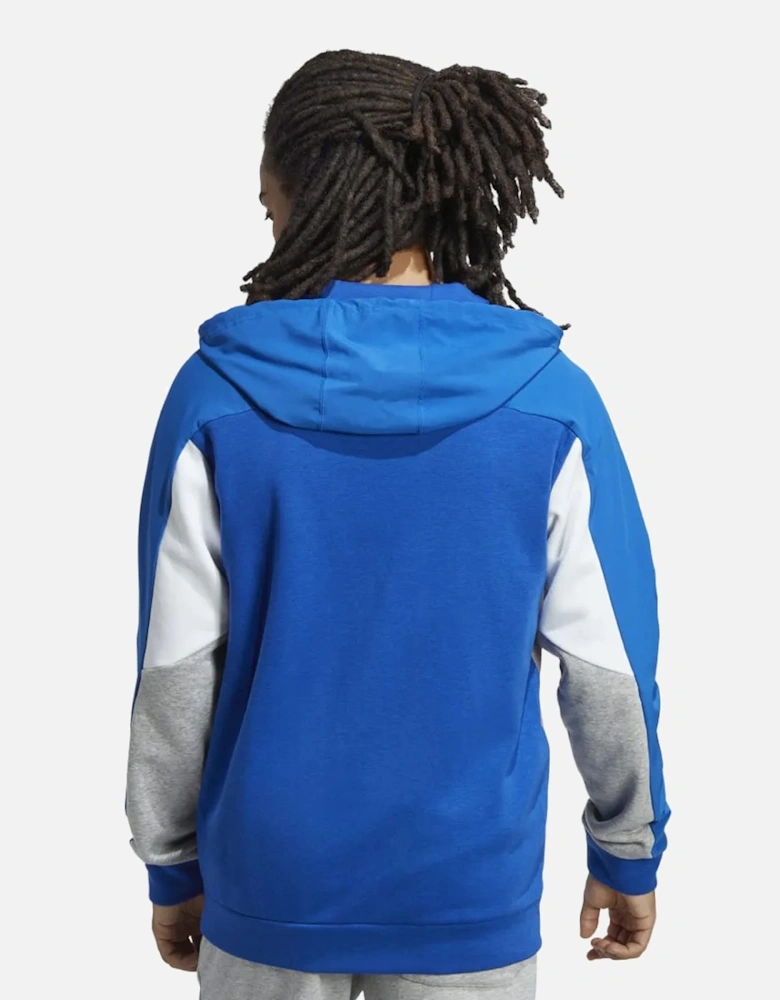Mens Essentials Colour Block Full Zip Hoodie