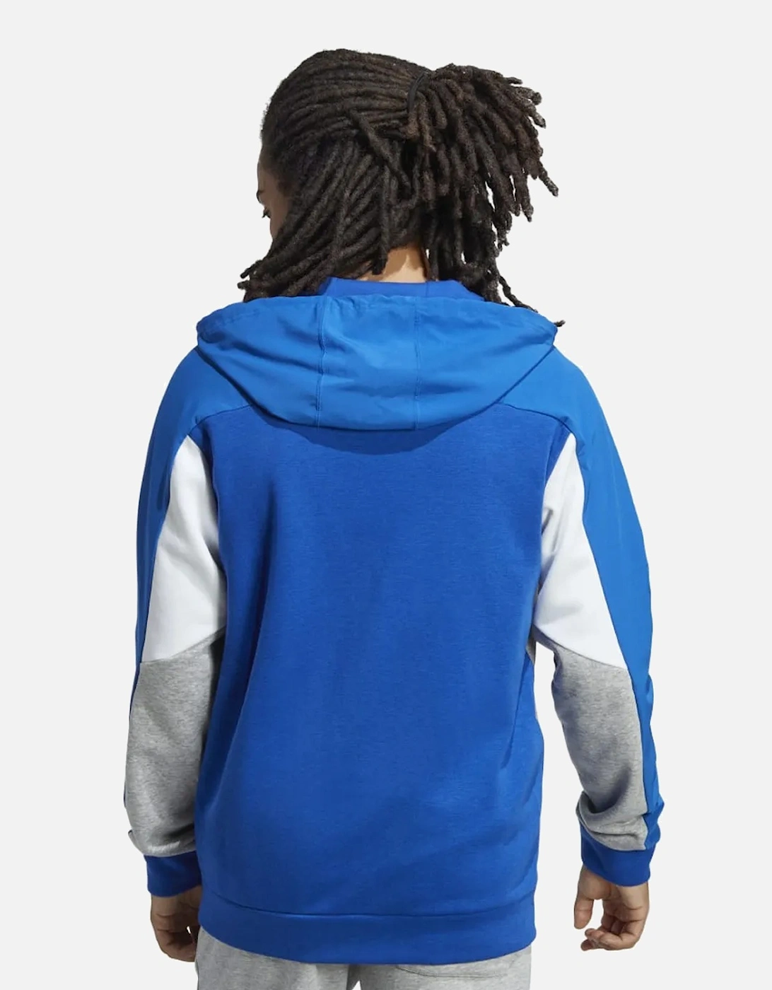 Mens Essentials Colour Block Full Zip Hoodie