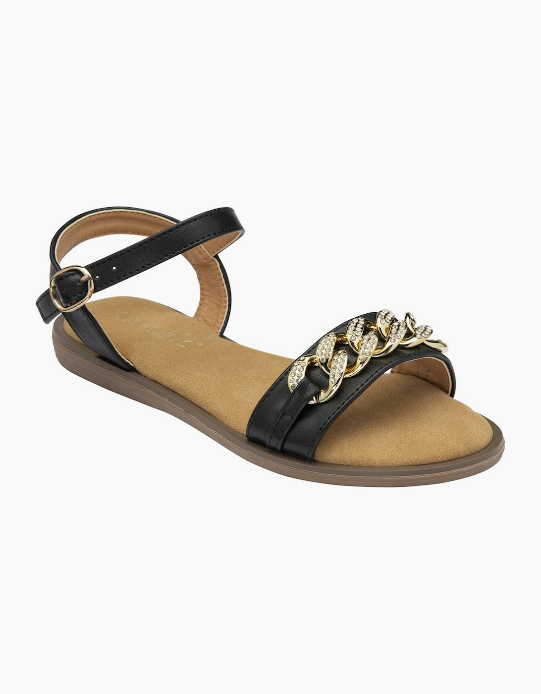 Lotus Women's Neeta Womens Sandals - Black - Size: 3