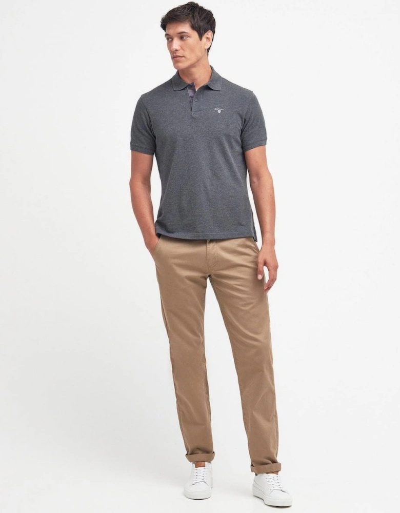 Tartan Pique Mens Polo S/S 25