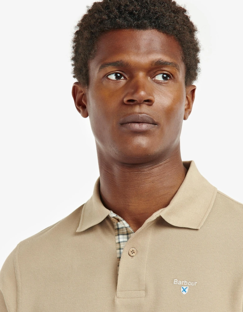 Tartan Pique Mens Polo S/S 25