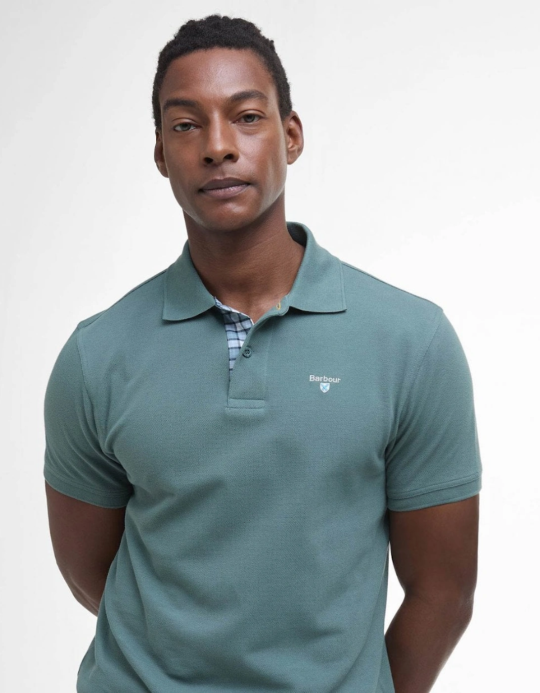 Tartan Pique Mens Polo S/S 25