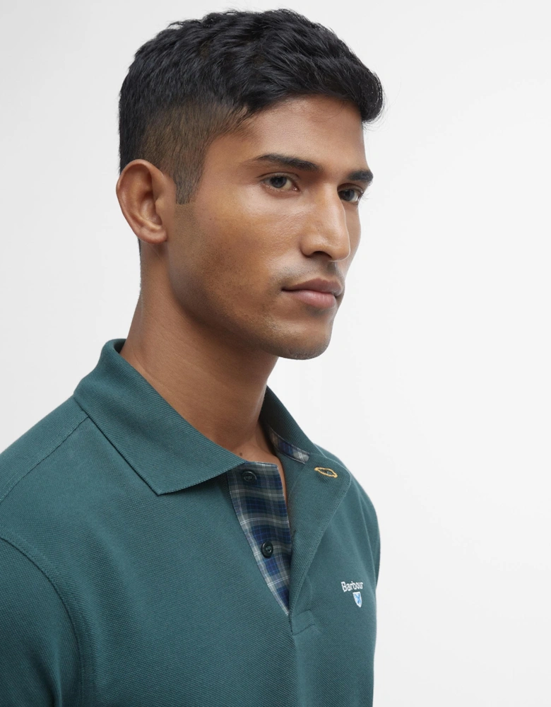 Tartan Pique Mens Polo S/S 25
